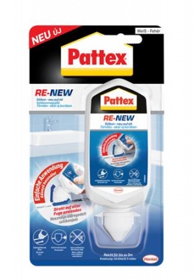 Szilikon felújító, 80 ml, HENKEL "Pattex Re-New", fehér