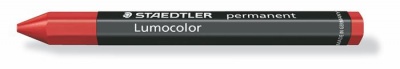 Jelölőkréta, mindenre író, vízálló (omnigraph), STAEDTLER "Lumocolor 236", piros