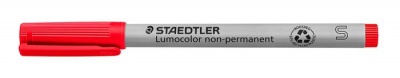 Alkoholmentes marker, OHP, 0,4 mm, STAEDTLER "Lumocolor® 311 S", piros